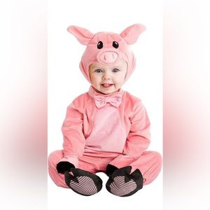 Pig piglet baby infant adorable costume Halloween